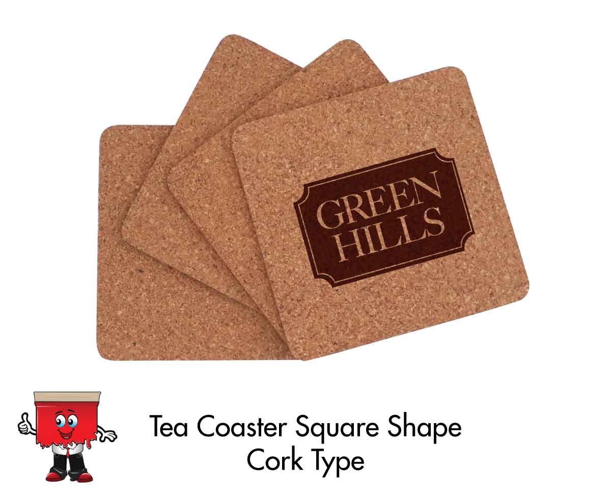 Square Cork Tea Coaster