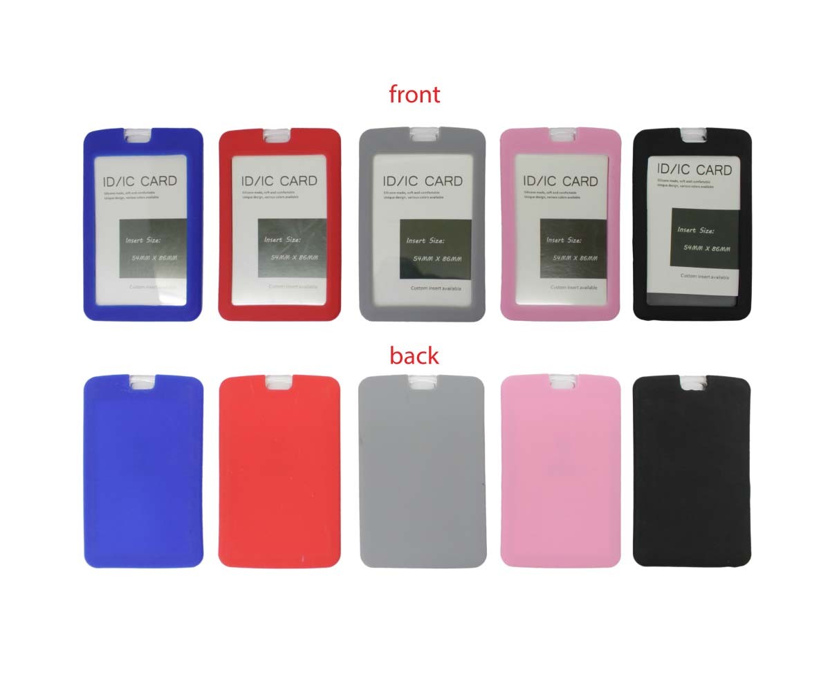 Silicon ID Card Holder, Vertical