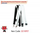 Eco Friendly Recycled Polyester Lanyards with Hook