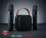 Karaoke Bluetooth Speaker with 2 Wireless Microphones in a Gift Box