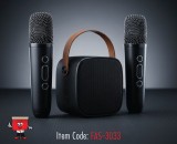 Karaoke Bluetooth Speaker with 2 Wireless Microphones in a Gift Box