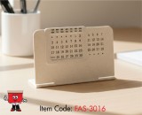 Recyled Wheat Fiber  Perpetual Desktop Calendar