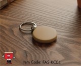Wooden Keychain, Round