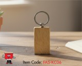 Wooden Keychain, Rectangle