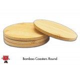 Round Shape Bamboo finsh Tea Coasters