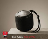 Zync Portable TWS Bluetooth Speaker with Light-Up Logo, Hands-Free Calling function with Lanyard