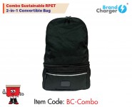 Combo Sustainable RPET 2-in-1 convertible bag