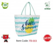 Fashion Beach Bag Hello Summer Design