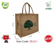 Fancy Jute Bag Natural color Reusable Design