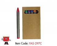 Crayon Set in Paper Box, 6 Pcs