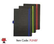 Premium Textured PU Notebook with pen loop