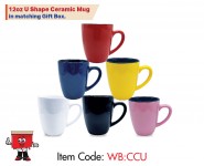 U Shaped Ceramic Mug