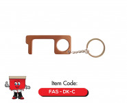 door knob keychain safety key