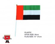 flag uae plastic stick