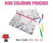 kids coloring pouches, children coloring pouches
