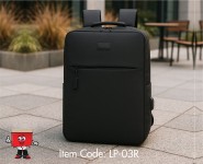 Premium Laptop Bag/Backpack in Black Color, 34x40x12 cms