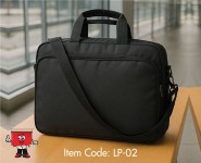 Premium Laptop Bag in Black Color, 30x42x7 cms
