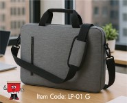 Economy Laptop/Conference Bag in Gray Color, 38x28 cms
