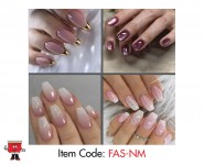 Hand & Machine Made  Custom Press on Nails FAS-NH FAS-NM