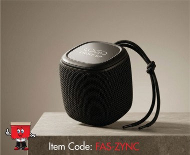 Zync Portable TWS Bluetooth Speaker with Light-Up Logo, Hands-Free Calling function with Lanyard