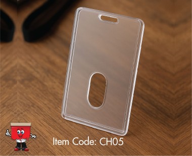 Premium Acrylic ID Card Holder, Vertical