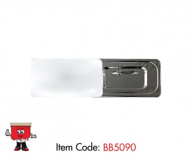 50 x 90 mm Metal Pinback Components