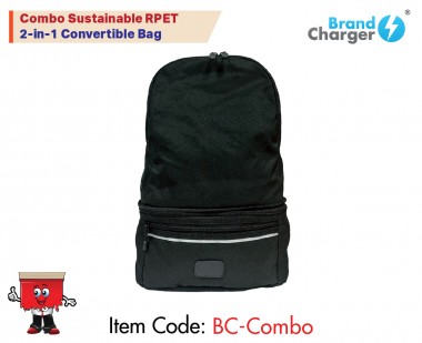 Combo Sustainable RPET 2-in-1 convertible bag