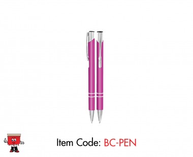 Aluminium Ball Pen, Pink Color