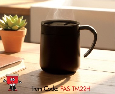 Double Wall Tumbler  with Lockable Lid, 360ml