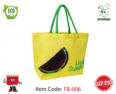 Fashion Beach Bag Dual tone Hello Summer Design