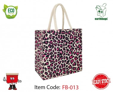 Fancy Jute Bag Camouflage Design