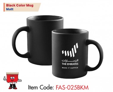 Black Color Mug Matt