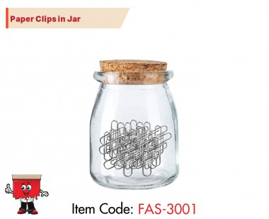 Jar, Paper Clips