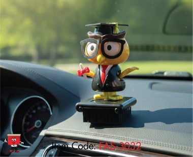 Solar Powered Bobble  Head Graduation Toy FAS-3032
