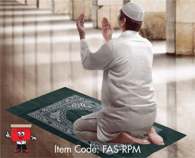 Foldable Pocket Prayer Mat  with Compass FAS-RPM