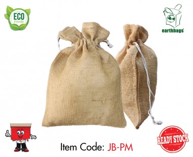 Jute Gift Bag with String