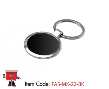 Round Shaped Metal Keychains