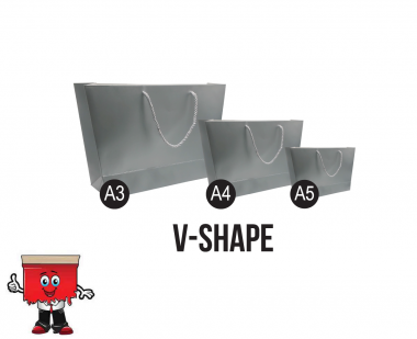 V shape Paper Bags, paper bags