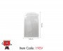 Premium Dual Clear Acrylic Card Holder with one side open face, Vertical