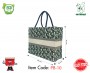 Printed Cotton Bag with inner Lamination and magnetic closure (DXB Print)