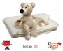 teddy, plush, toy, kids, blanket