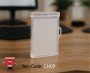Dual Orientation Clear Acrylic Card Holder with locking Cap