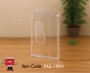 Premium Dual Clear Acrylic Card Holder with one side open face, Vertical