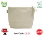 Canvas Bag, Laminated, Tote, Zipper