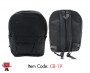 Cotton Backpack in Black Color