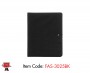 RPET Folder with side pockets and sleeve, Black