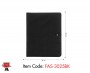 RPET Folder with side pockets and sleeve, Black