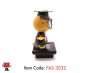 Solar Powered Bobble  Head Graduation Toy FAS-3032