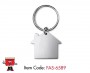 house shape keyring