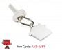 house shape keyring